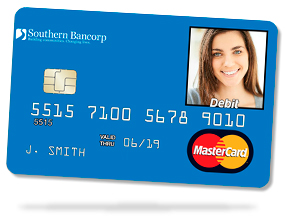 1 inch photo personalized debit card